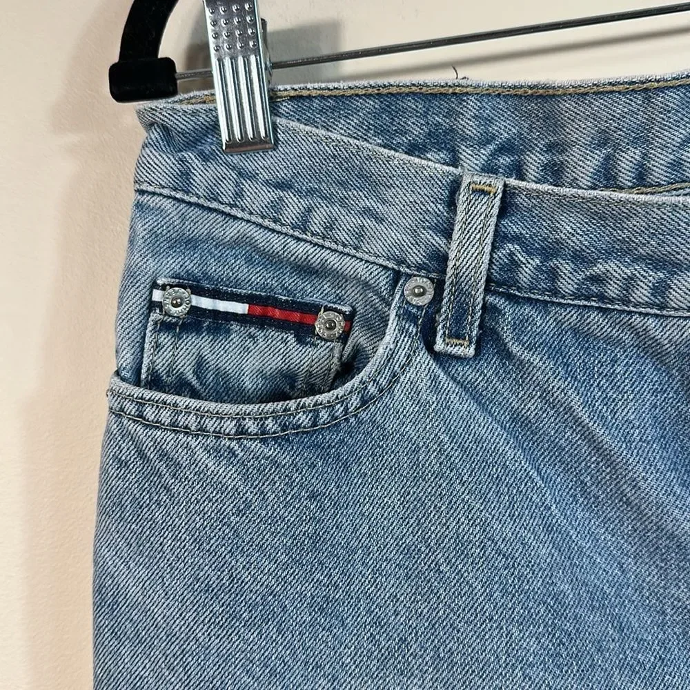Tommy Hilfiger Jeans Denim 100% Cotton Vintage Y2K Button Fly Women Size 7